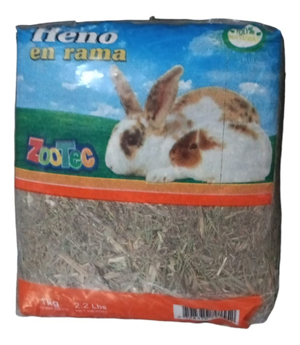 Heno En Rama X 1 Kg Zootec Forraje Cobayo Conejo Roedores