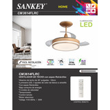 Ventilador De Techo Aspas Retractil Sankey Sankey