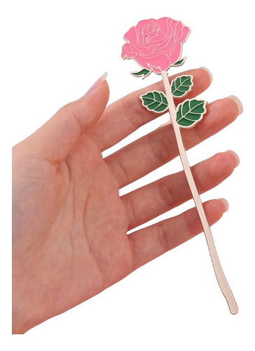 1 Rotulador Metálico Con Forma De Rosa Para San Valentín