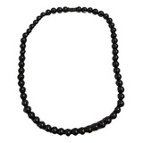 Collar De Perlas De Hematite. Corto