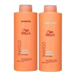  Kit Wella Nutri Enrich Shampoo Litro + Condicionador 1000ml