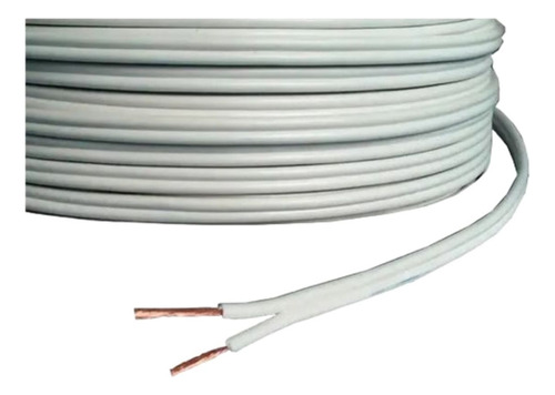 Cable Bipolar Paralelo 2 X 1 Mm Blanco Rollo X 10 Metros