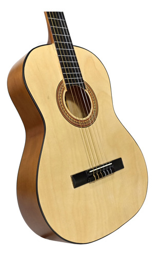 Guitarra Clásica Española M09 Mate Natural Aros Tapa Cedro
