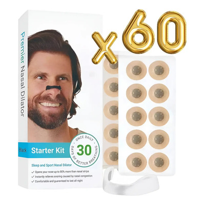 60pzs Dilatadores Respiración Nasal Antironquidos Magnéticas Color Blanco | MercadoLibre