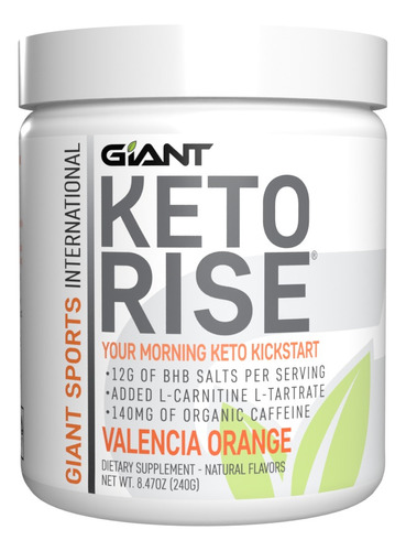 Keto Rise Dieta Keto Cetosis Con Bhb, L-carnitina Y Cafeina