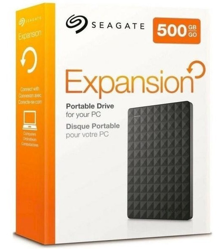 Seagate Hd Ext 500 Gb Usb 3.0 Expansion, Preto