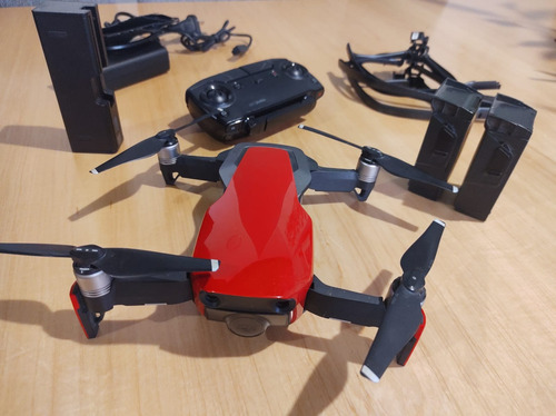 Drone Dji Mavic Air Fly More Combo Con Cámara 4k Flame Red