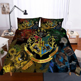 Juego De Cama De 3 Fundas De Almohada De Harry Potter