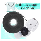 Hilo Dental Carbón Bambú Menta Carrete Reemplazable 50mts