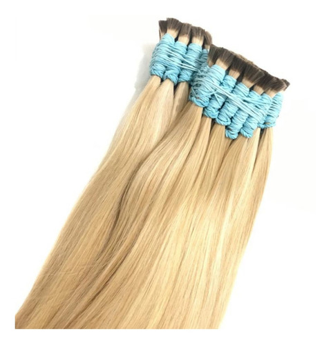 Cabelo Humano Loiro Claro P/mega-hair 70a75cm/120 Gramas.