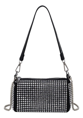 Mini Bandolera Porta Celular Strass Cartera Fiesta Mini Bag