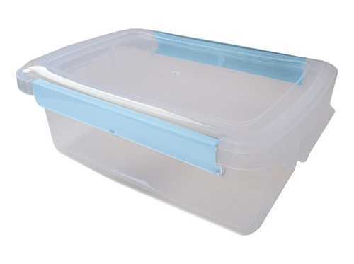 Contenedor N5-plástico C/ Tapa Apto Freezer Apilable Cristal