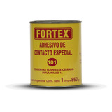 Cemento De Contacto 101 - 1/2lt - Fortex Color Marrón Claro