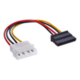 Cable Adaptador De Alimentación Y Datos Molex Ide Sata