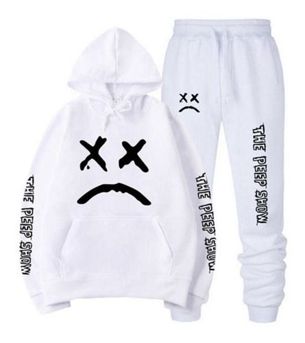 Conjunto Moletom E Calça Slim Lil Peep The Peep Show