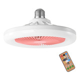 Ventilador De Techo A18 Cool Led Con Mando A Distancia Color De La Estructura Rosa