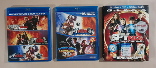 Mini Espías Saga + Niño Tiburón Y Niñ Blu-ray 3d 2d Original