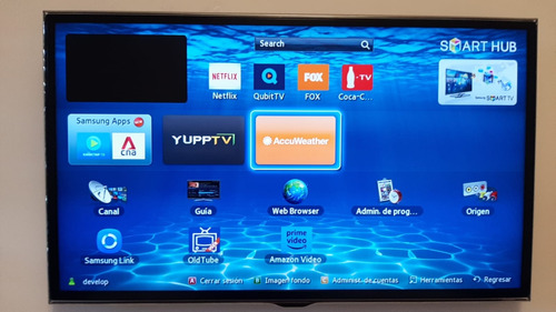 Tv Samsung Smart 40 3d Impecable Base Cromada 