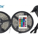 Kit Cinta Led 5050 Rgb 10mts Control Secuencial Adaptador