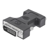 Adaptador Convertidor Dvi-i Macho - Vga Hembra Manhattan