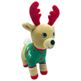 Peluche Para Perro Navideño Reno Rubi Pequeño 20x16x7.6cm