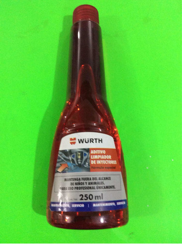 Aditivo Limpiador Inyectores Whurth 1 Pieza Promocion