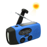 Radio.camping Solar Para Radio De Manivela Usb Con Carga