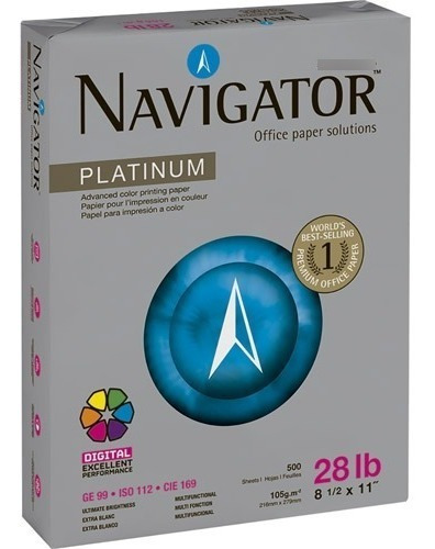 Papel Bond Navigator Digital Carta 105 G