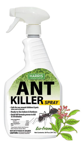 Spray Ant Killer, 20 Oz Para Uso En Interiores Y Exteriores