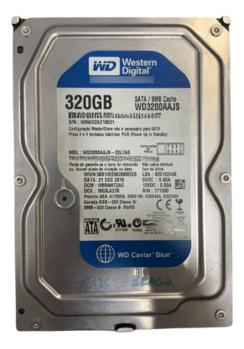 Hd 320gb Western Digital Wd3200aajs 