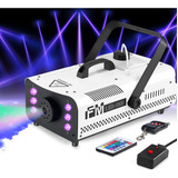 Mquina De Humo 1500w Con 6 Luces Led, Profesional Para Dj Fi