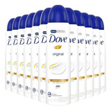 Kit 12 Unidades Desodorante Aerossol Dove Original Tradicion