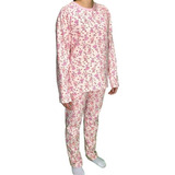 Pijama Feminino Estampado Flanelado Moletinho Quente 