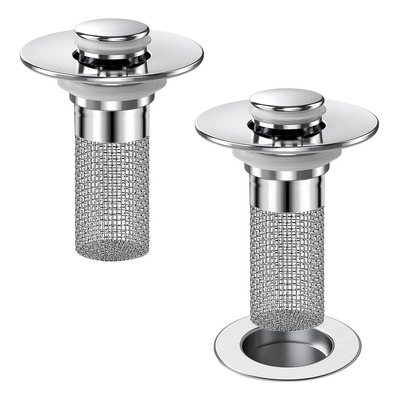 Qj_ Tapón De Drenaje Para Lavabo Con Filtro, Versión 3.0,
