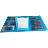 Set Kit Arte Niños Maleta Crayon Acuarela Plumon 208 Piezas