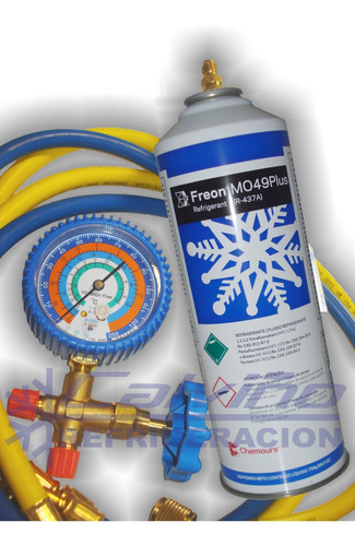 Kit De Carga De Refrigerante Mo49plus (r12)- Heladeras Autos