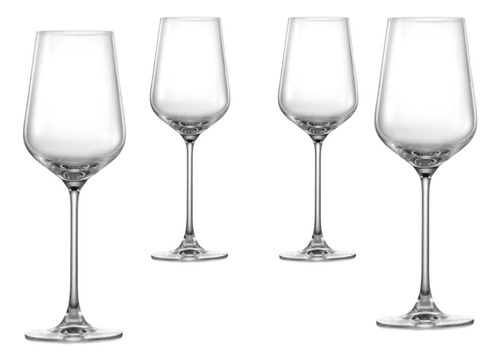 Set 6 Copas Vino Cristal Finas 480ml Color Transparente