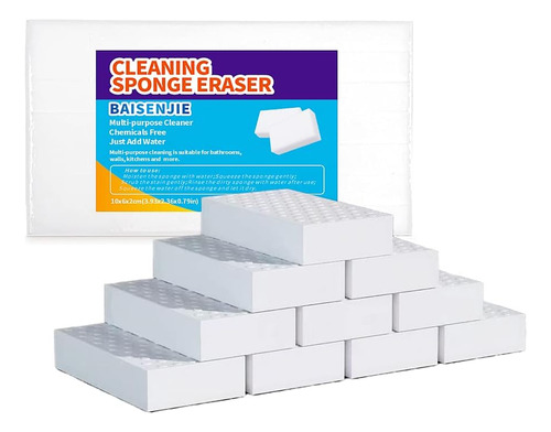 Magic Sponges Eraser, Paquete De 10 Esponjas De Melamina A G