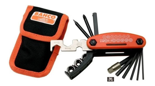 Bahco Kit P/ Bici Multiherramienta 17 Estuche Bke850901n