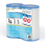 Pack 2 Cartucho Filtro Piscina Tipo A Intex 29002