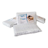 Nipon Live Conforto Espuma Soft 4 Travesseiros Magnético Para Alivio De Dor Ortopédico Full Cor Branco