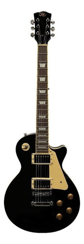 Sx Ef3-bk Guitarra Electrica Les Paul Vintage Black Negra