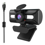 Webcam 1080p Con Micrófono Usb Cámara Portátil De Escritorio