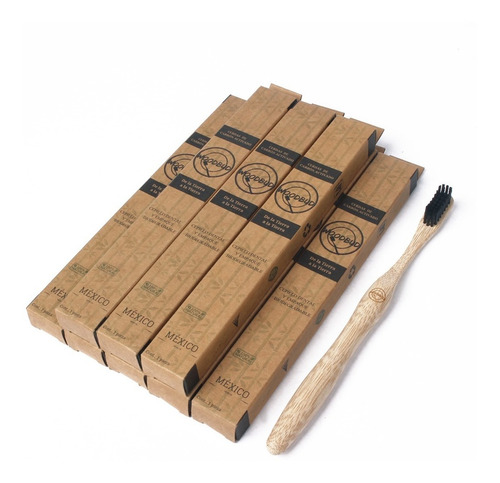40-pack Cepillos De Dientes Bambú. Ecológico & Biodegradable