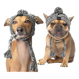 Seis Gorro De Punto Para Perro De Invierno Con Gorro Cálido