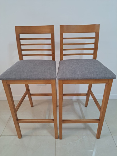 2 Banquetas Cuneo Madera Guatambú