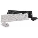 Kit Mouse Teclado Sem Fio Wireless Usb Pc Notebook + Brinde