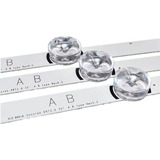 3 Tiras A/b Con 6 Leds ( 6v.) Para Tv 32lf595b 32lf595