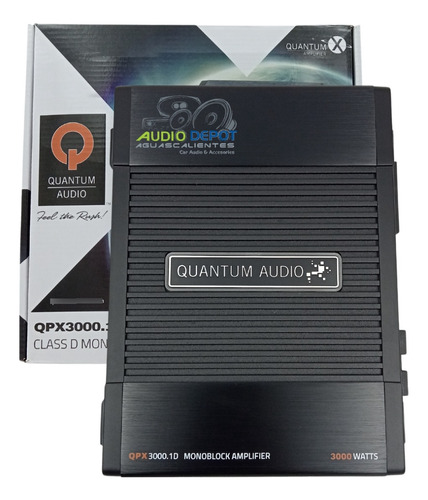 Amplificador Quantum Qpx3000.1d Monoblock Clase D 3000w