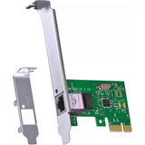 Kit C/ 10 Placa Rede Pci Express X1 10/100/1000 Perfil Baixo